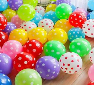 SOI Printed Toy Balloons Polka Dot Balloon