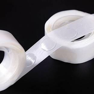 RJV Global Solid 200PCS (2 Rolls) Double Sided Balloon Glue for Dots Sticker Adhesive Point Tape ,for Wedding, Christmas, Birthday Party, Home Decoration Balloon Bouquet