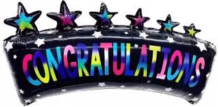 Bash N Splash Printed Helium Quality Congratulations Supershape Banner Star Party Foil Balloon 1 Pc Balloon