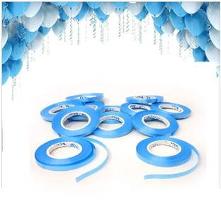 RJV Global Solid Balloon Blue Curling Ribbon String Roll for Birthday Party Decoration Balloon