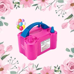 Jeevan jyoti agency Solid Electric Balloon Air Blower Pump Portable Inflator Dual Nozzle Machine Balloon