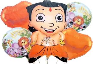 toyuniverse Printed Chota Bheem Foil Balloon Set for Kids Birthday Party Decoration Balloon