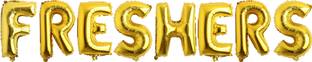 GrandShop Solid FRESHERS Letter Balloons Balloon