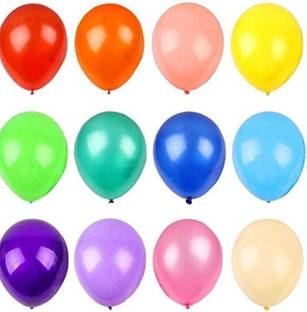 SEEMA TRADERS Solid multi colour balloon Balloon