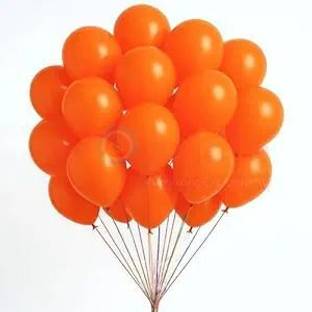 GLIMSYGIVA Solid Chrome Balloon Orange_15Pc Balloon