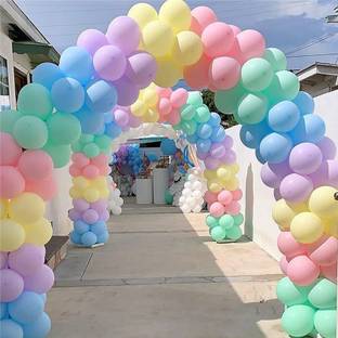 Business Squad Solid Pastel Balloons For Birthday Decoration, Baby Shower, Anniversary Party Balloon