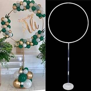 PopTheParty Solid Balloon Ring Stand / Balloon Decoration Ring Stand, Round Balloon Arch Balloon Bouquet