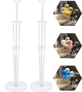 मुसबू सॉलिड normal balloon stand for birthday and party item गुब्बारा