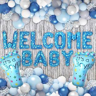 groovy dudz New Born Baby Welcome Decorations for Boys