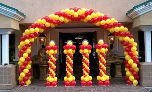 Mosclue Solid Hd/Metalic 50 Balloons Red And Yellow For Kids/Adult/Party/Birthday Decorations Balloon