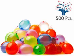 AKANSHA Solid Holi Balloon Packet / Holi Pichkari Balloon Balloon (Multicolor, Pack of 500) Balloon