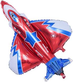 BashNSplash Printed Airplane Giant Aeroplane Jetplane helium quality balloon around the world theme Balloon
