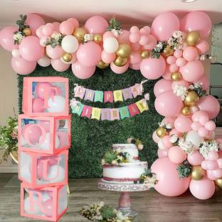 Décor Mantra Pink Balloon Box