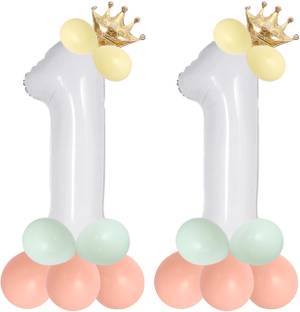 Décor Mantra Solid 11 Eleven number foil balloon birthday anniversary decoration items for boy girl Balloon