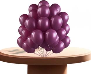FOOGAA Solid Retro Grape Wine Purple Vintage Color Balloons ,Birthday Party Decorations Magic Balloon