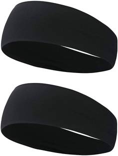 Caiuse BLACK SPORTS HEADBAND FOR MEN AND WOMEN Head Band