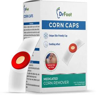 Dr Foot Corn Caps 40 Strips Medicated Plaster Bandage Skin Friendly Caps Bandage Protector