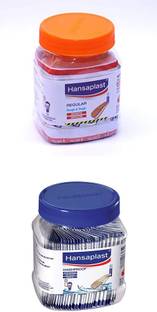 HANSAPLAST Washproof Bandage (135pc.) + Regular Bandage Bandage Protector