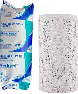 MEDROP POP Bandage size 20cm x 2.7m Joint Fracture Orthopedic Fixation Pop Body Foot Bandage Protector
