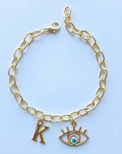 EnlightenMani Alloy Gold-plated Charm Bracelet