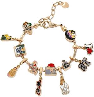 sannidhi Alloy Gold-plated Charm Bracelet
