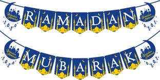 ZYOZI Ramadan Mubarak Banner,Ramadan Mubarak Decoration,Ramadan Mubarak Party Banner