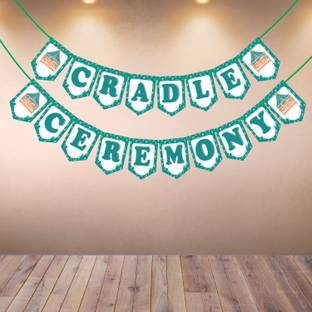 Wobbox Cradle Ceremony Bunting Banner, Cradle Ceremony Decoration Items Banner