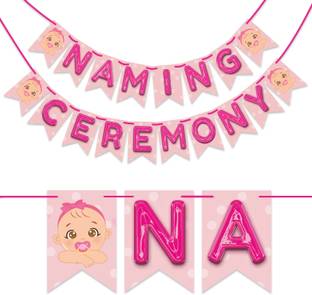 Wobbox Naming Ceremony "Naming Ceremony" , Naming Ceremony Decoration Item Banner