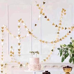 PopTheParty Bunting Flag Banner Triangle Hanging Banner