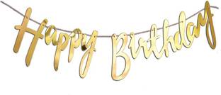 Shopperskart Happy Birthday Banner Cutting Style Banner