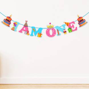 ZYOZI 1st Birthday Decoration Banner, Multicolor Banner For Birthday Banner