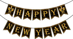 ZYOZI Happy New Year Banner 2024 / Happy New Year Decorations Banner