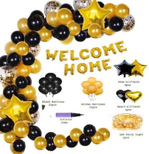 Fotgrin Welcome Home Banner Decoration Combo Pack. Banner