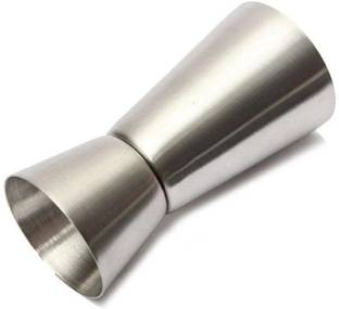 Dynore Dynore Stainless Steel Double Sided 25/50 ml Peg Measure - Pack of 1 1 - Piece Bar Set