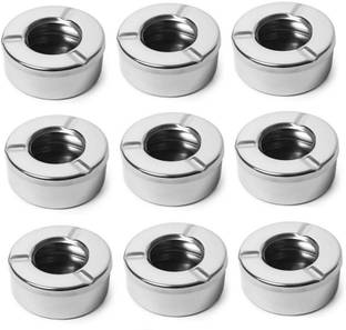 upalabdh 9 PCs Ashtray Ash Tray Car Hotel Casino Restaurant Cigarette Ash Holder 9 - Piece Bar Set