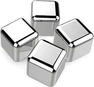 BARDECORE Stainless Steel Ice Cubes, Set of 4, 1 - Piece Bar Set