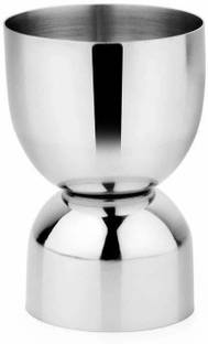 Anne-kee 30x60ML Peg Measure Stainless Steel Jigger Vodka Drink Liquor Glass 1 - Piece Bar Set