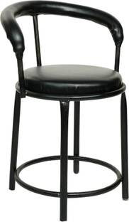 RW REST WELL 173 Bar Stool with Cushion Seat For Cafe/Home| Chrome Steel Dining Chair| Metal Bar Chair