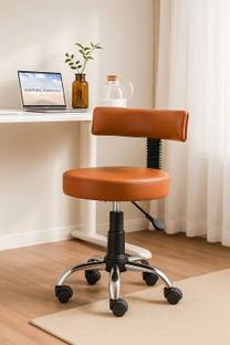 Newturn Keto Parlour/Client/Small shops/visitor chair for space management & 1 year wty Foam Bar Chair