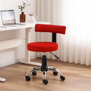 Newturn Keto Parlour/Client/Small shops/visitor chair for space management & 1 year wty Foam Bar Chair