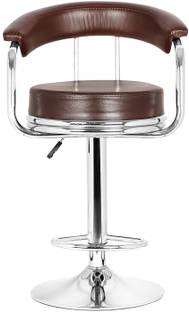 neo chair Classic Brown Revolving | Kitchen | Café | Stores | Leatherette Metal Bar Stool