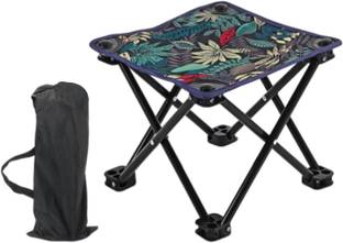ZENPRO folding picnic camping stool easy to carry light wieght steel Foldable Steel I Foldable Steel Inversion Chair