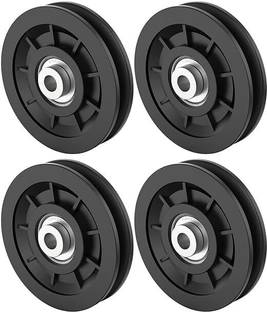 MRT SPORTS MRT Exercise Machine Attachment Gym Pully 5 Inch 6 Pc Inbuilt Bush&Bearing Nylon Multi-training Bar