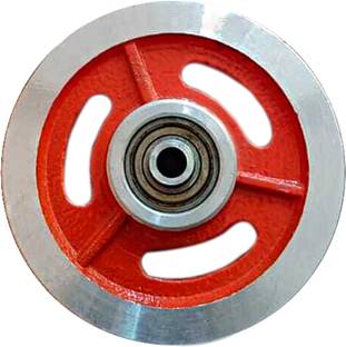Aviva Sports Gym Machine Aluminium Solid Pulley 4inch.Wheel 1 pcs Replace For machine Multi-training Bar