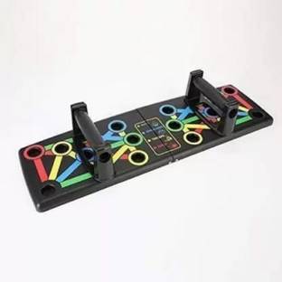 DEKIYANZ Foldable Push Up Board Body Exercise Gym Training Body Push-up Bar (Multicolor) Multi-training Bar