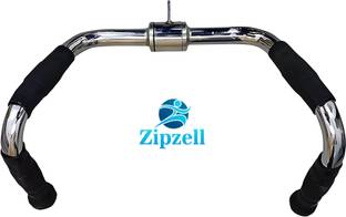 Zip Zell Pro-Grip Multi Purpose Bar | Gym Rowing Handle Chrome Steel Multi-training Bar