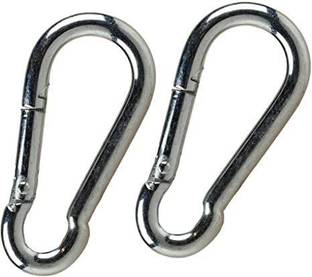 FSENTERPRISES 0.6 kg Snap Hook 8mm (Pack of 6) Heavy Duty Safety Lock Cable Attachment Home Gym Combo