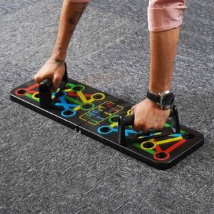 FirstFit Professional Push Up Board With 10 in 1 Workout Fitness Exercise Push up Stand Push-up Bar
