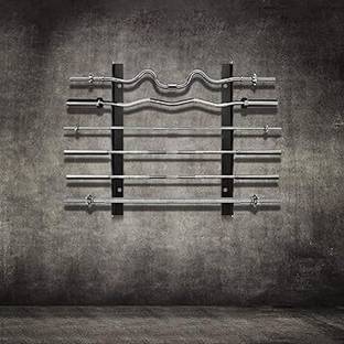 IBSLDH Olympic Rod Rack Bar Storage, Weight rod Holder, Barbell rod rack bar. Weight Lifting Bar