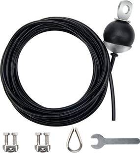 LCARNO Adjustable Home Gym Cable Pulley System Replacement Fitness Cable for Pulley Multi-training Bar